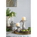 Cement 10 X 6.3 inch Candle Holder
