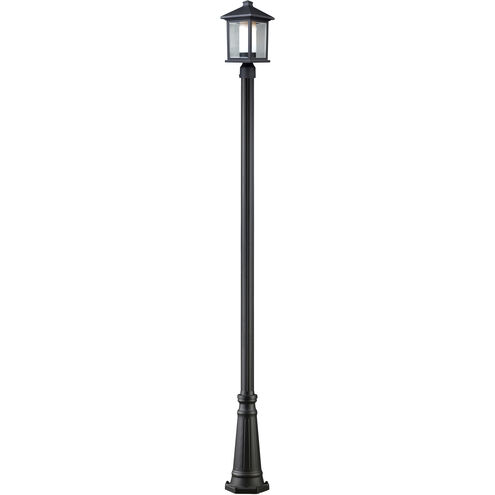 Mesa 1 Light 109.25 inch Black Outdoor Post Mounted Fixture