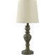 Willow Hollow 22.5 inch 60.00 watt Rustic Walnut and Heathered Oatmeal Table Lamp Portable Light
