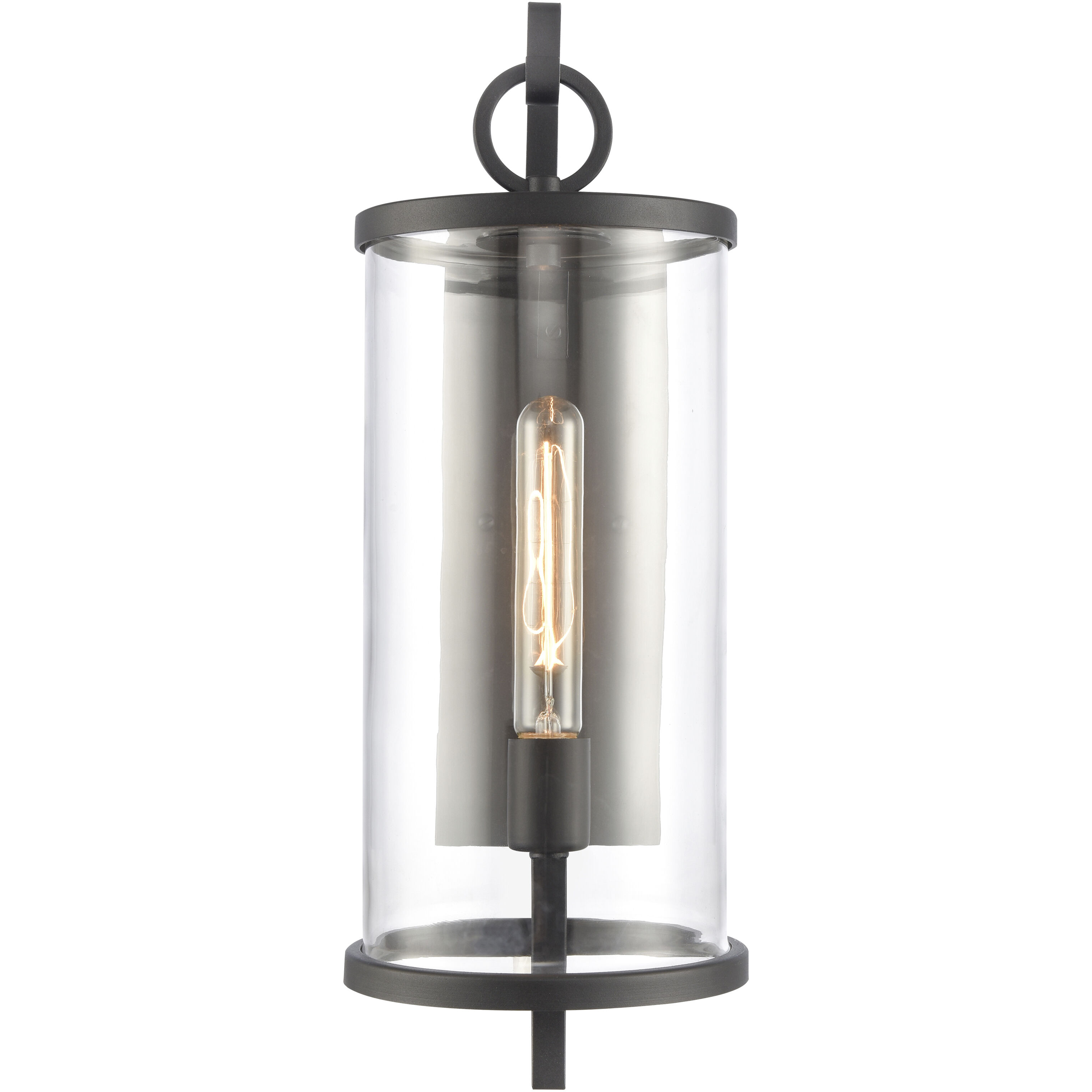 Hopkins 1 Light 20.5 inch Charcoal Outdoor Wall Sconce