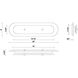 Tramore 1 Light 22 inch Black Outdoor Wall Sconce in Alabaster