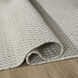 Deya Dark Gray and Ivory Indoor Rug