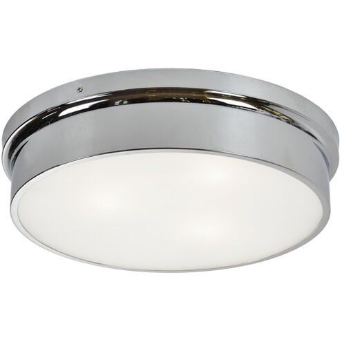 Ciotola 3 Light 15 inch Chrome Flush Mount Ceiling Light