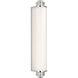 Marie Flanigan Percy LED 3.75 inch Polished Nickel Linear Bath Sconce Wall Light
