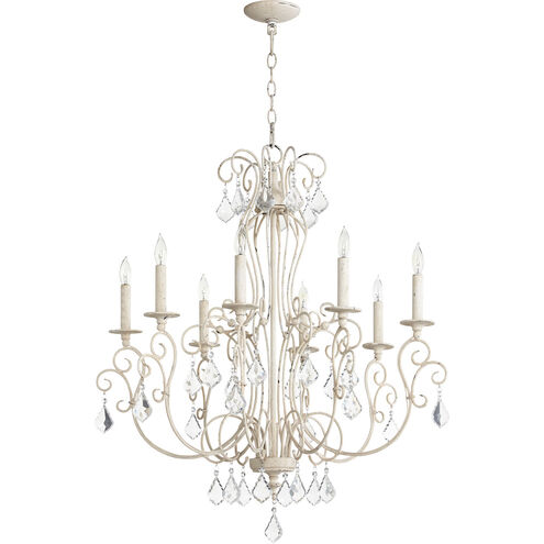 Ariel 8 Light 30 inch Persian White Chandelier Ceiling Light