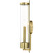 Castleton 1 Light 5 inch Antique Brass ADA ADA Single Sconce Wall Light 