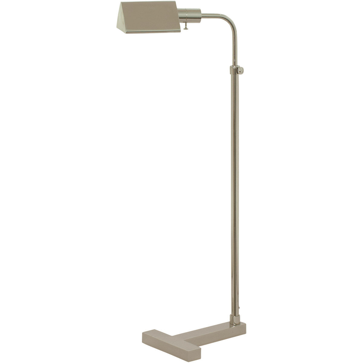 Fairfax 36 inch 75 watt Polished Nickel Floor Lamp Portable Light