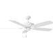 Colony 52 52 inch Matte White Ceiling Fan