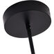 Canada LED 25 inch Black LED Chandelier Ceiling Light