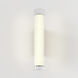 io LED 5.28 inch Matte Black Bathroom Wall Light