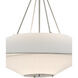 Brislee 1 Light 42 inch Contemporary Silver Leaf Chandelier Ceiling Light
