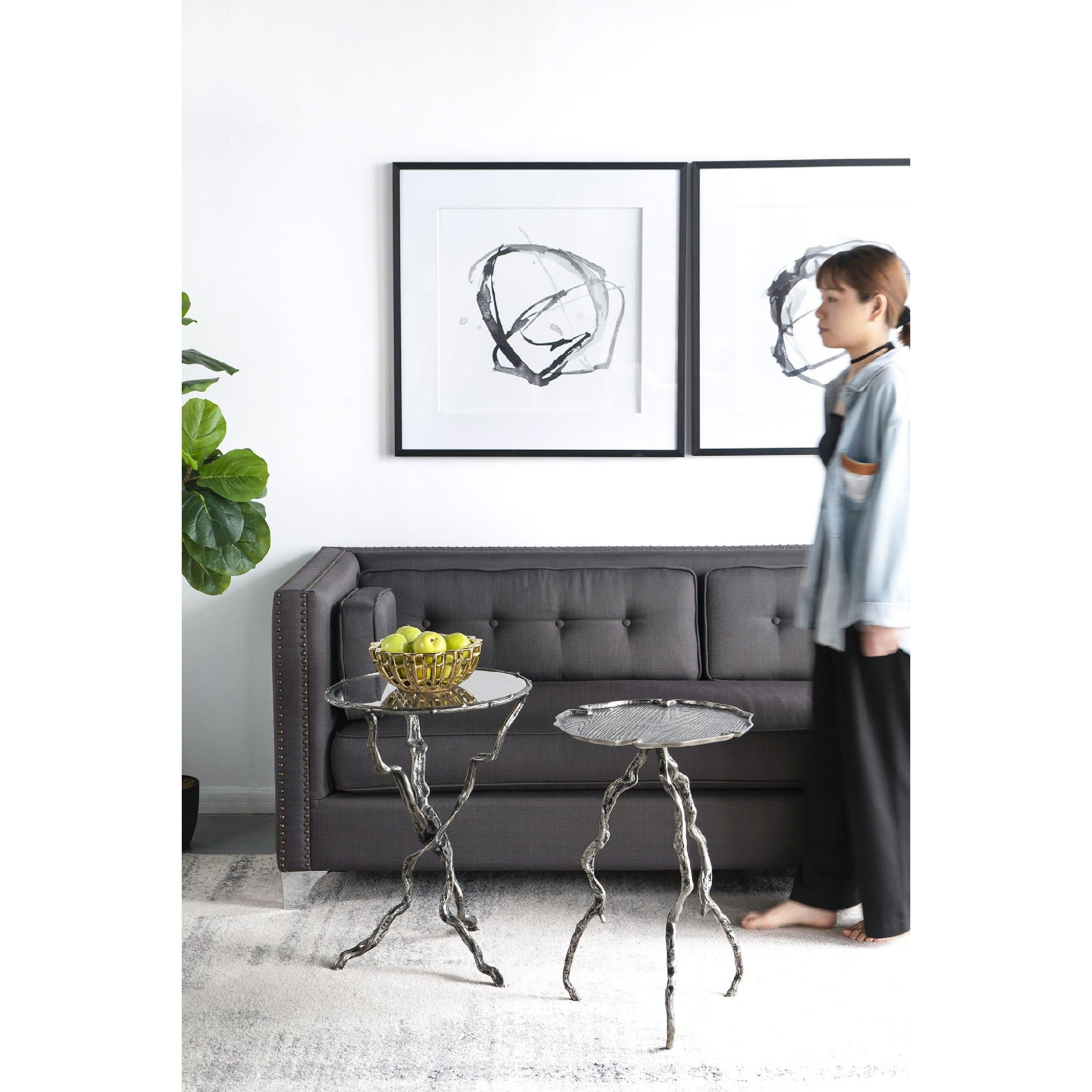 Abstract Black Wall Art