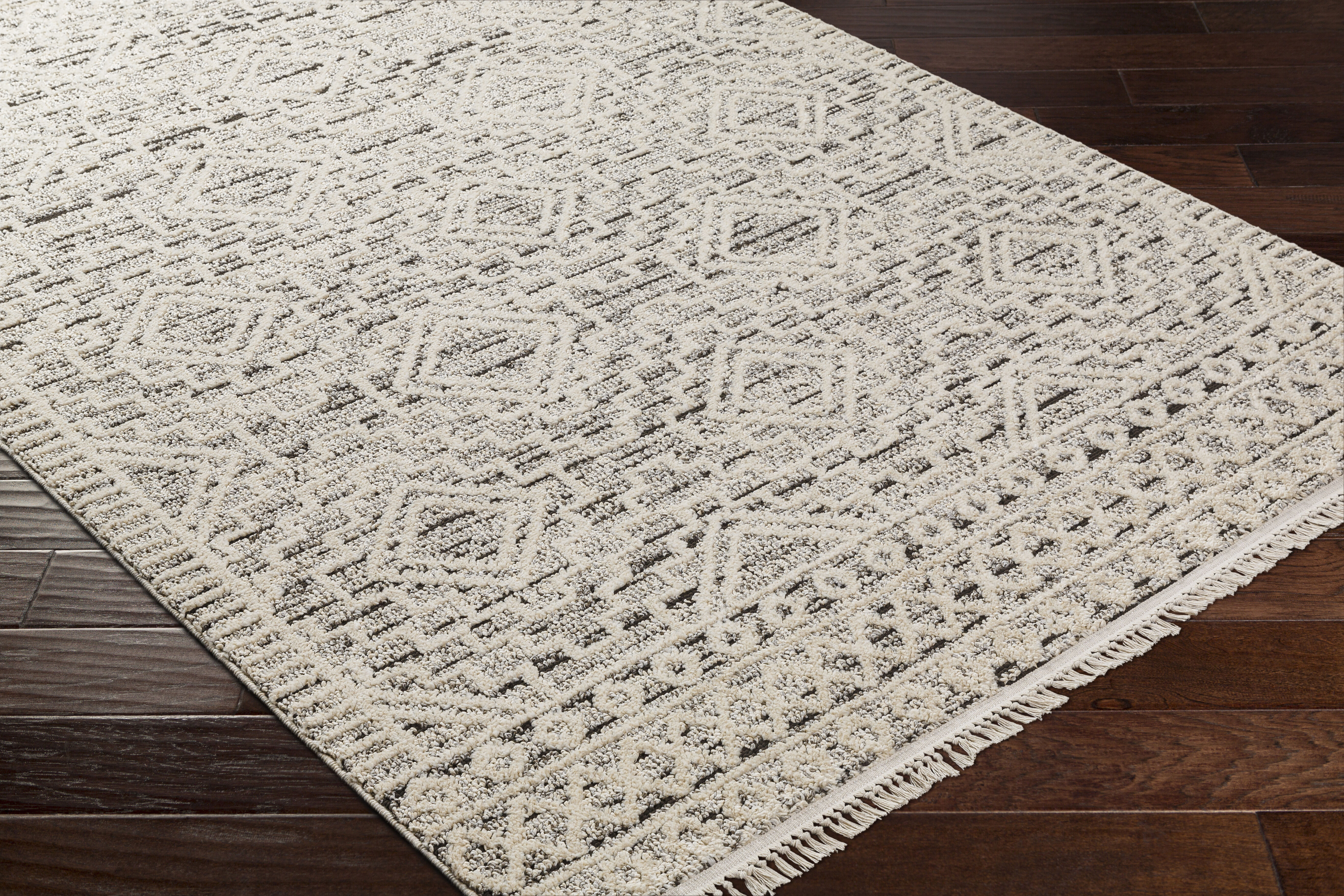 Berlin 84 X 62 inch Light Grey Rug, Rectangle