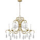 Amara 5 Light 38 inch Gilded Gold Chandelier Ceiling Light