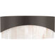Sway 3 Light 16 inch Dark Bronze Flush Mount Ceiling Light