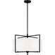 C&M by Chapman & Myers Perno 4 Light 23.25 inch Aged Iron Pendant Ceiling Light