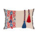 Walai 20 X 14 inch Bright Red/Ivory/Dark Blue/Medium Gray/Charcoal Pillow Kit, Lumbar