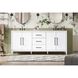 Millie 84 X 35 inch White Bathroom Vanity Cabinet