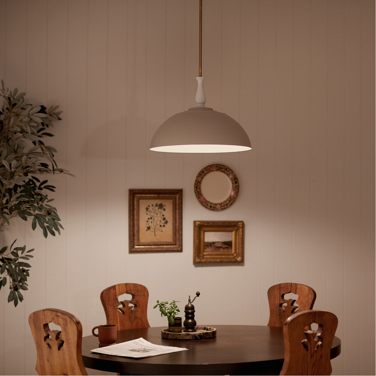 Homestead Fira 1 Light 18 inch Greige Pendant Ceiling Light, Fira