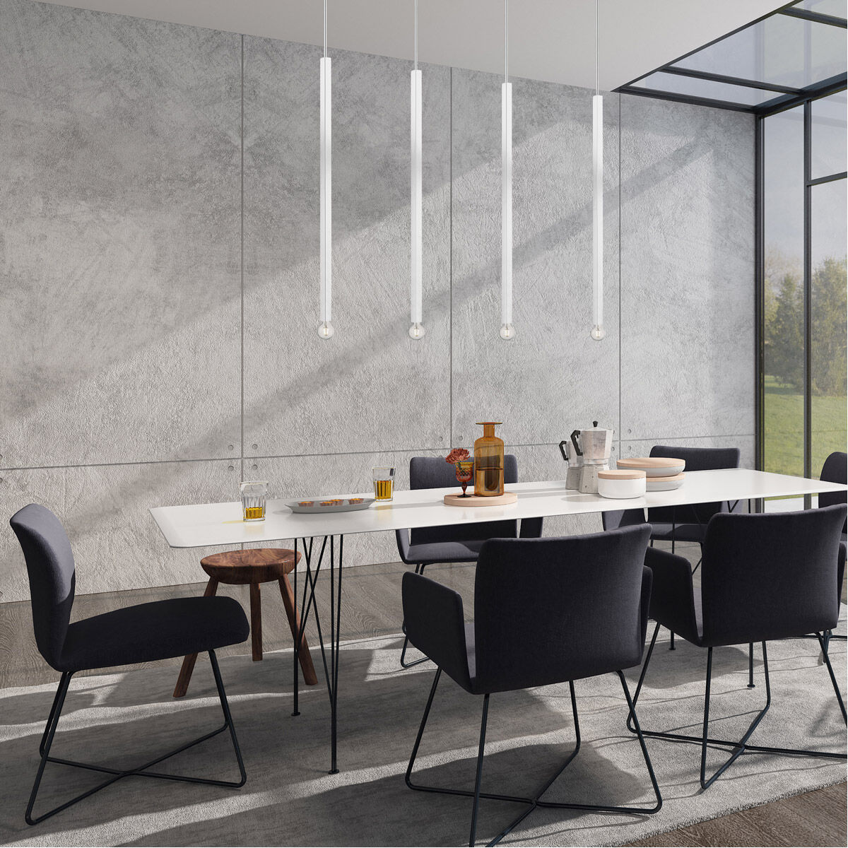 Solna 1 Light 8.5 inch Polished Chrome Pendant Ceiling Light