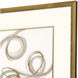 Radiant Spiral Metallic and Neutral Framed Art, The Studio