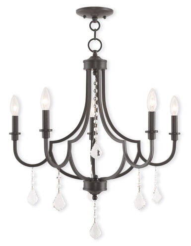 Glendale 5 Light 25 inch English Bronze Chandelier Ceiling Light