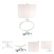 Renia II 29 inch 100.00 watt Chrome Table Lamp Portable Light