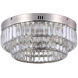 Stella LED 15.74 inch Satin Nickel Flush Mount Ceiling Light