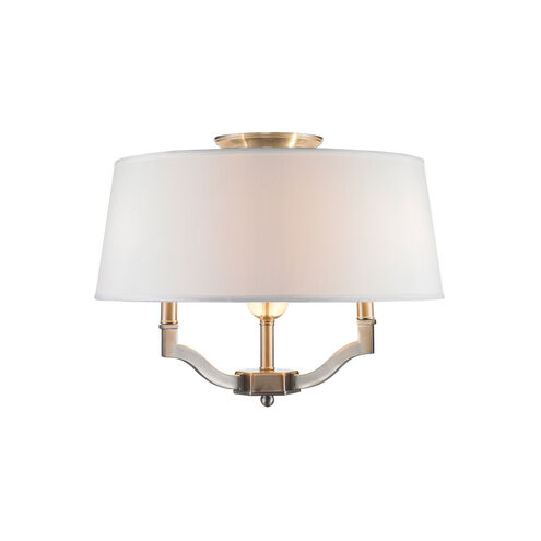 Waverly 3 Light 19.00 inch Semi-Flush Mount