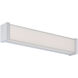 Svelte LED 16.5 inch Chrome Bath Vanity & Wall Light in 3000K, dweLED