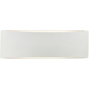 Ambiance 2 Light 16 inch Gloss White ADA Wall Sconce Wall Light