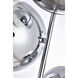 Eclipse 3 Light 18 inch Chrome Pendant Ceiling Light