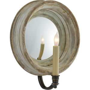 Chapman & Myers Chelsea Ref 1 Light 10.25 inch Old White Reflection Sconce Wall Light, Medium