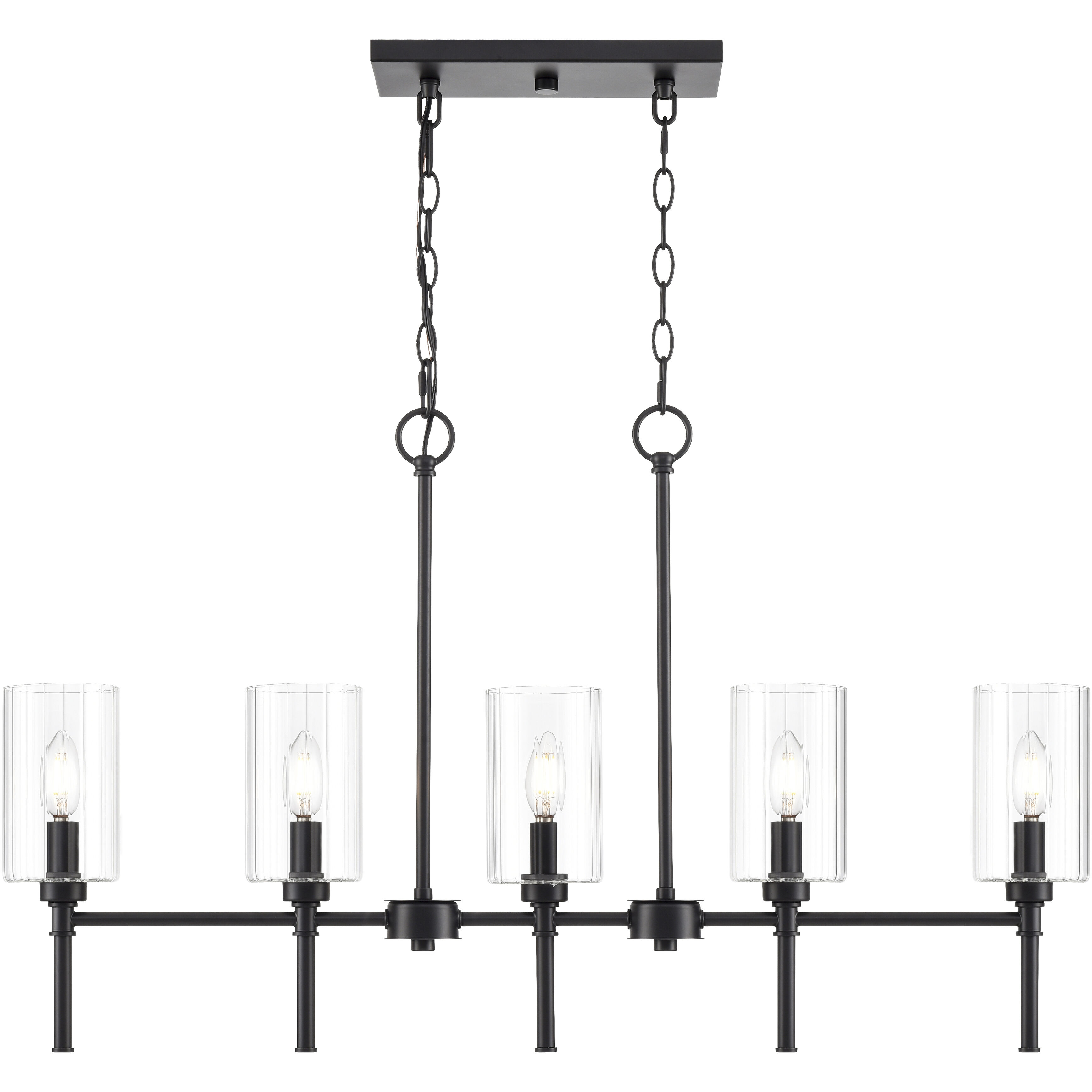 Chastine 5 Light 36.00 inch Island Light