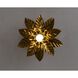 LEGA Series 1 Light 18 inch Gold Flush Mount Ceiling Light