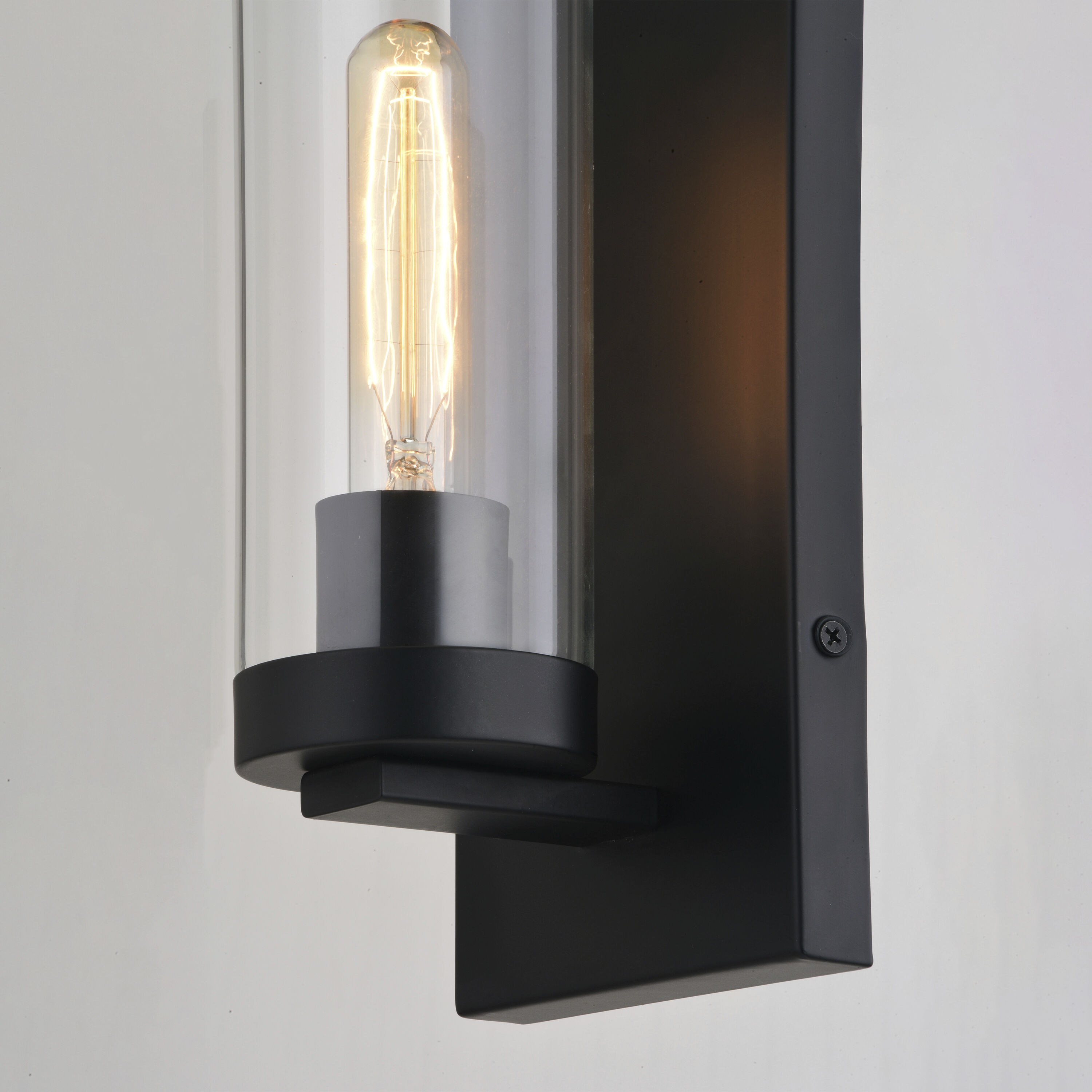Grantley LED 12.5 inch Matte Black Outdoor Wall