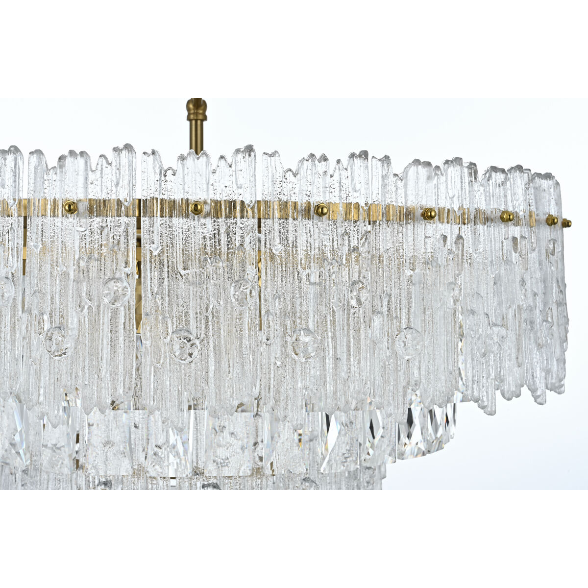 Emilia 6 Light 21 inch Satin Gold Pendant Ceiling Light