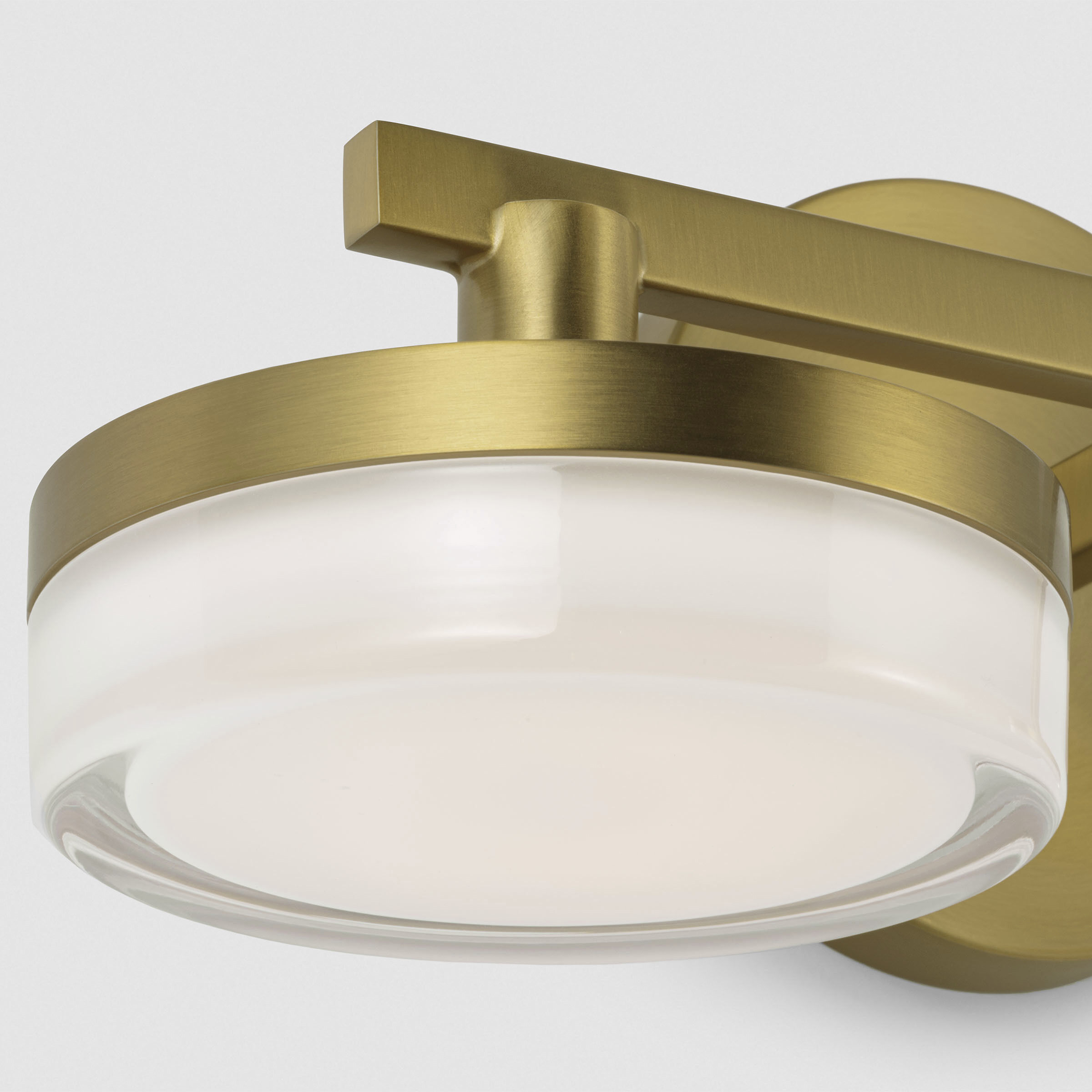 Sean Lavin Khan LED 14 inch Burnished Brass Bath Vanity Wall Light