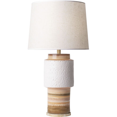 Tilde 30 inch 100.00 watt Apothecary Gold and Orange Quartz Table Lamp Portable Light