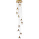 Eren 10 Light 11 inch Gold Pendant Ceiling Light