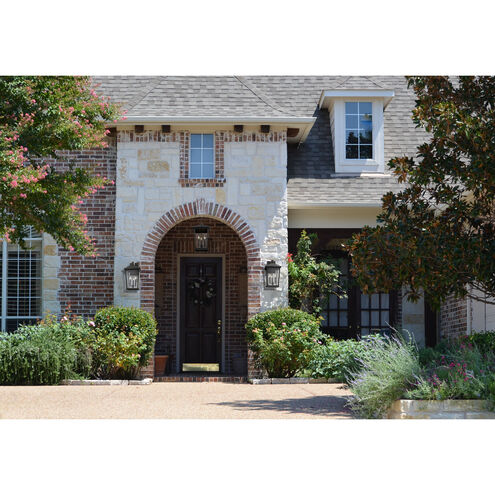 Beacon 3 Light 12 inch Oil Rubbed Bronze Outdoor Chain Mount Ceiling Fixture