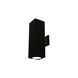 Cube Arch LED 5.5 inch Black Sconce Wall Light in Flood, 90, 2700K, Towards Wall