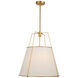 Pullman LED 20.8 inch Brass Pendant Ceiling Light