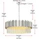 Willow 10 Light 32 inch Chrome Chandelier Ceiling Light