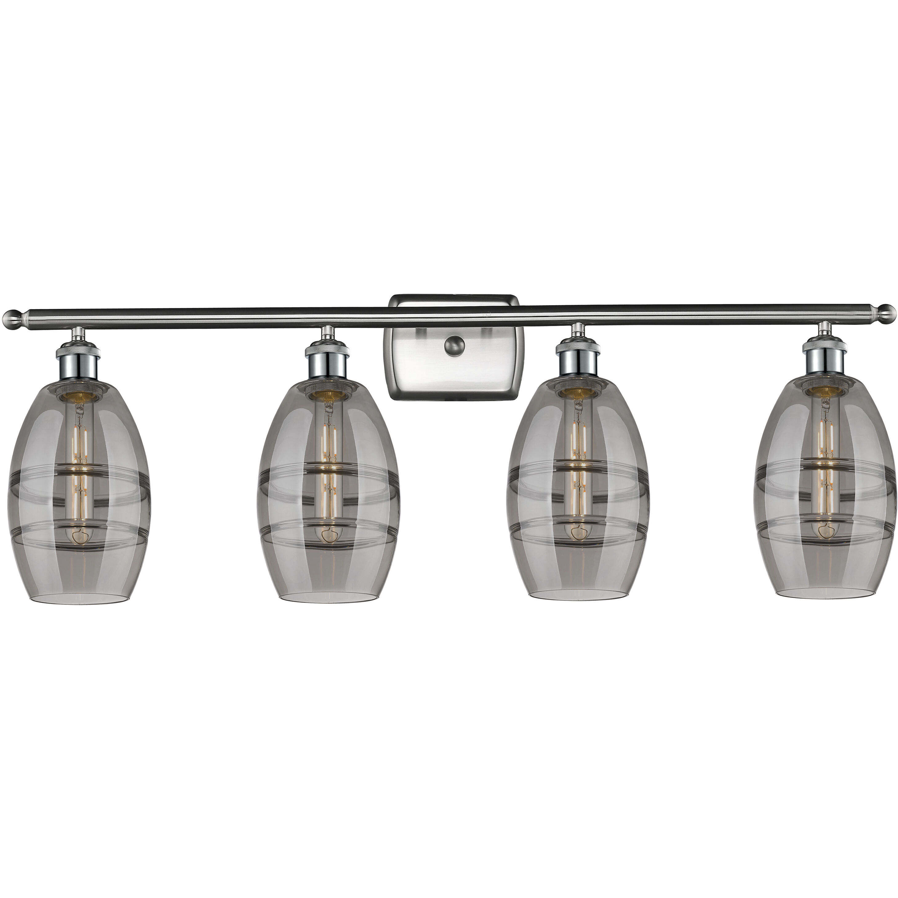 Ballston Vaz 4 Light 35.88 inch Brushed Satin Nickel Bath Vanity Light Wall Light