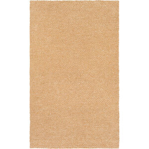Boca 63 X 39 inch Orange and Neutral Area Rug, Jute and Chenille