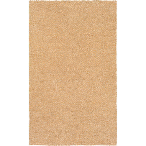 Boca 96 X 60 inch Orange and Neutral Area Rug, Jute and Chenille
