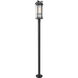 Fortis 2 Light 98.75 inch Sand Black Outdoor Post Mounted Fixture