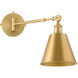 Bailey Wall Mount Wall Light in Aged Brass