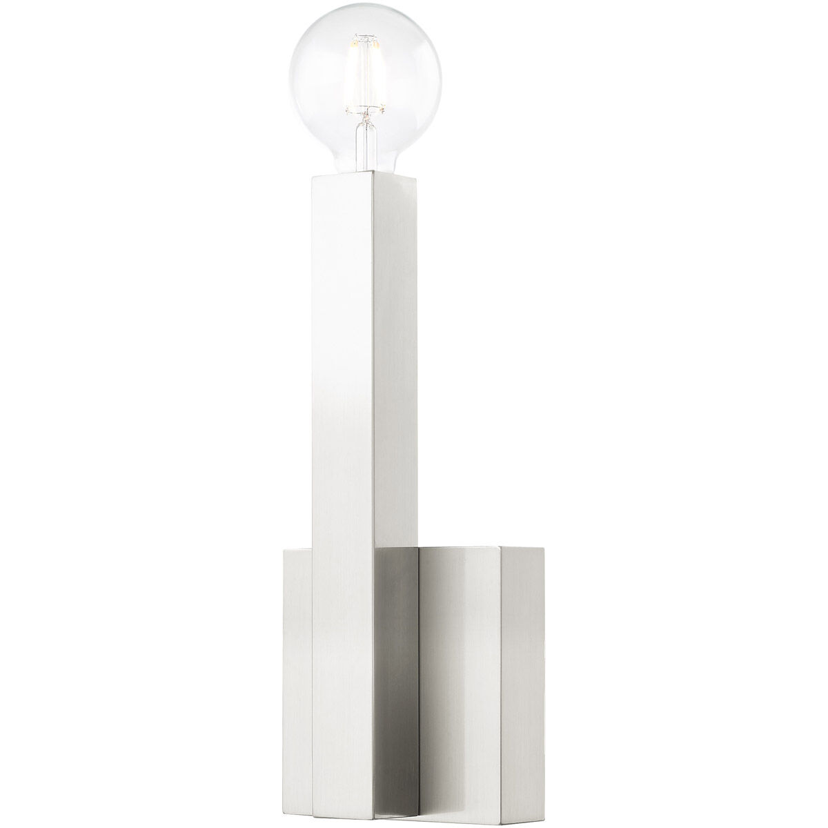 Solna 1 Light 6 inch Brushed Nickel ADA Sconce Wall Light